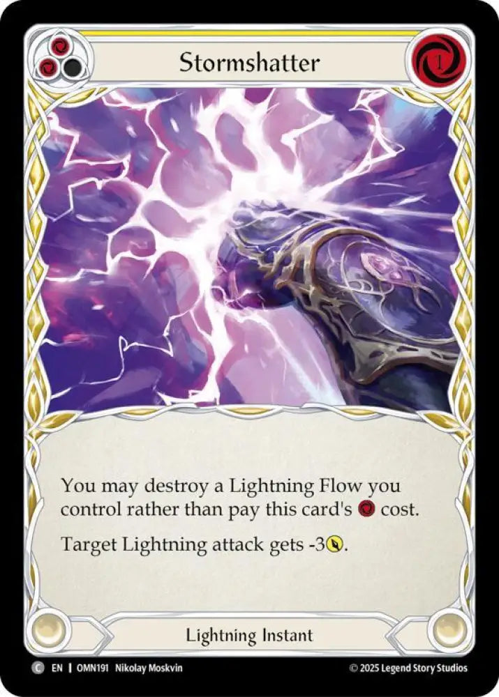 Stormshatter (Yellow) (OMN191) [Omens of the Third Age]