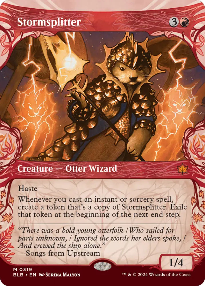 Stormsplitter (Showcase) [Bloomburrow] - MTG Single