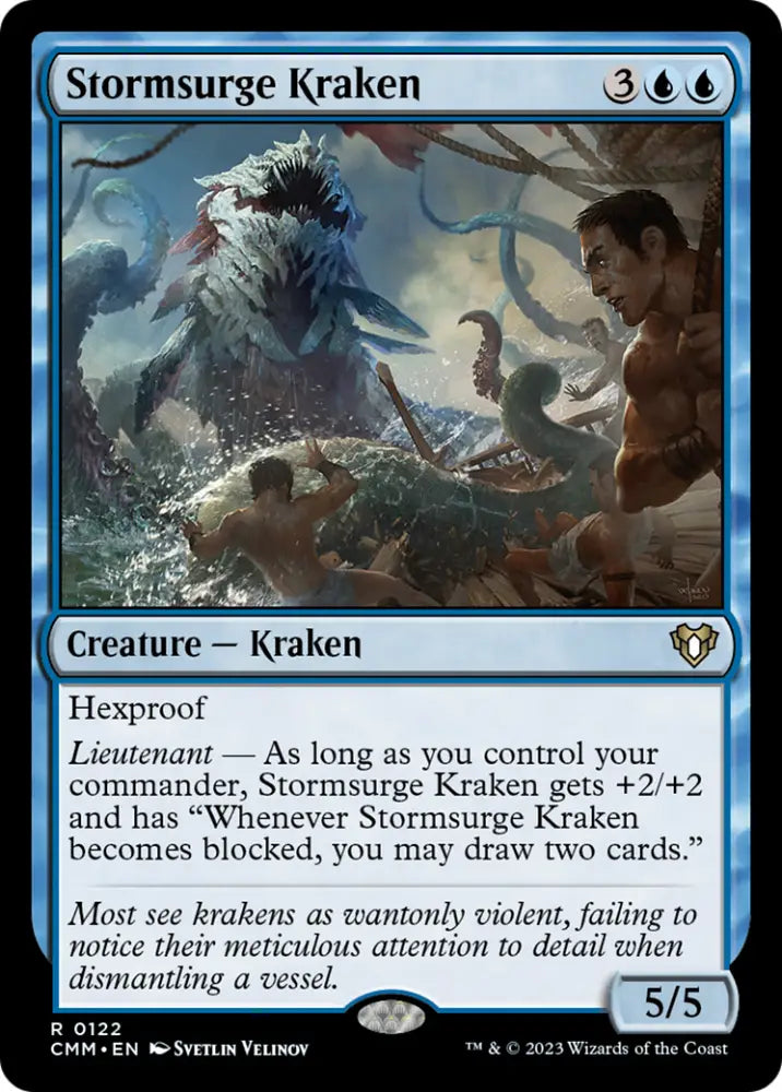 Stormsurge Kraken [Commander Masters] - MTG Single