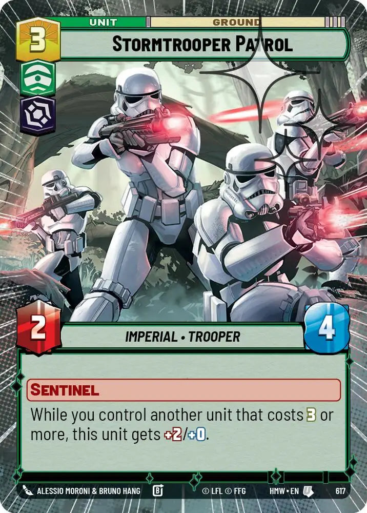 Stormtrooper Patrol (Hyperspace Foil) (617) [Homeworlds]