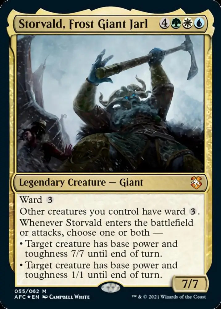 Storvald Frost Giant Jarl [Dungeons & Dragons: Adventures in the Forgotten Realms Commander] - MTG Single