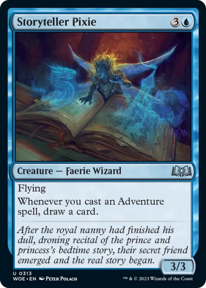 Storyteller Pixie [Wilds of Eldraine] - MTG Single