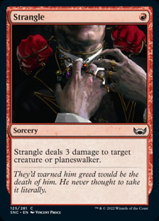 Strangle [Streets of New Capenna] - MTG Single