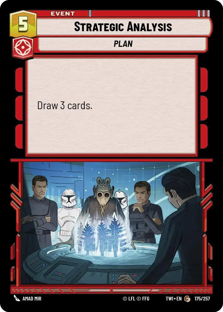 Strategic Analysis (175/257) [Twilight of the Republic] - Star Wars: Unlimited Single