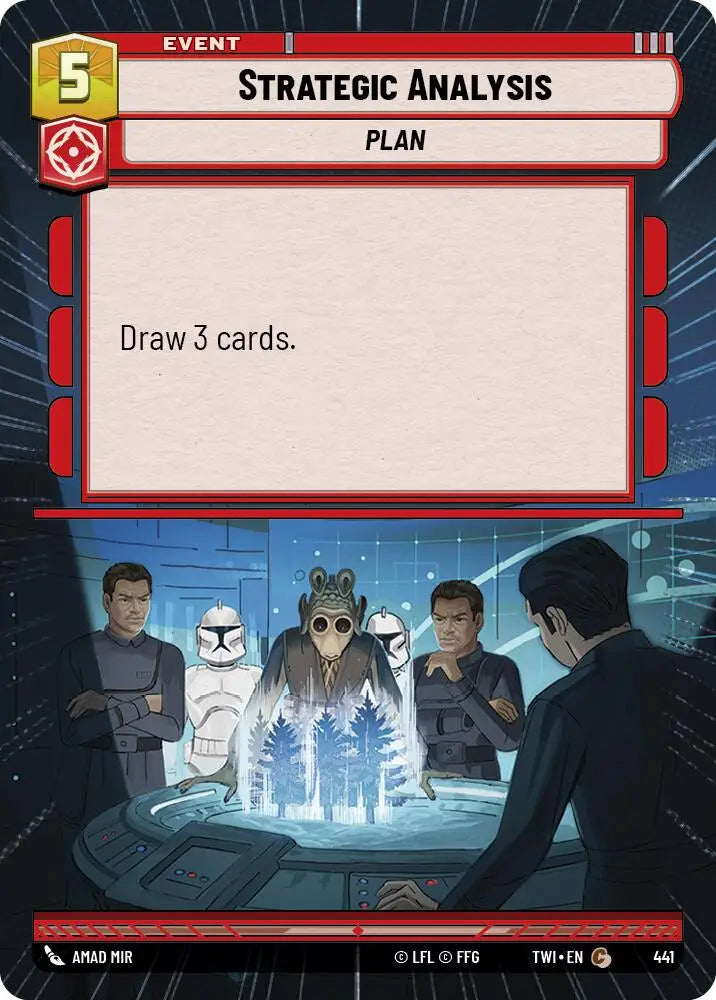 Strategic Analysis (Hyperspace) (441) [Twilight of the Republic] - Star Wars: Unlimited Single