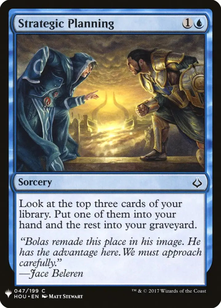 Strategic Planning [Mystery Booster] - MTG Single
