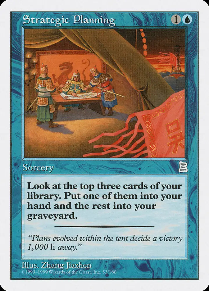 Strategic Planning [Portal Three Kingdoms] - MTG Single