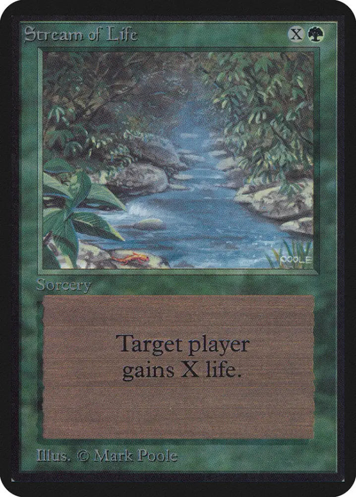 Stream of Life [Alpha Edition] - MTG Single