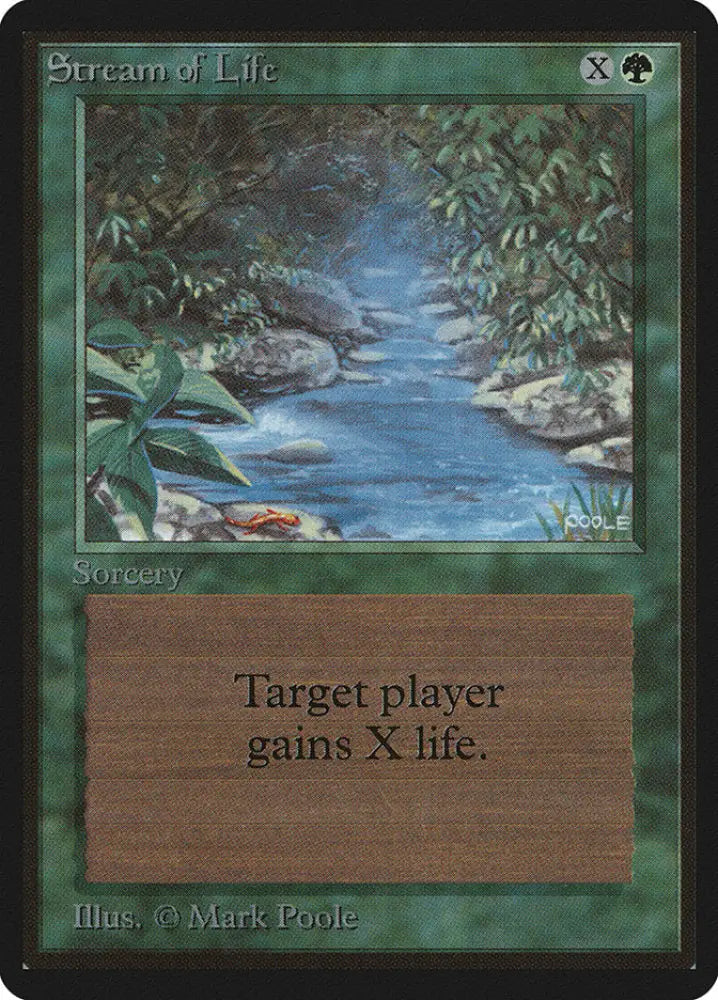Stream of Life [Beta Edition] - MTG Single