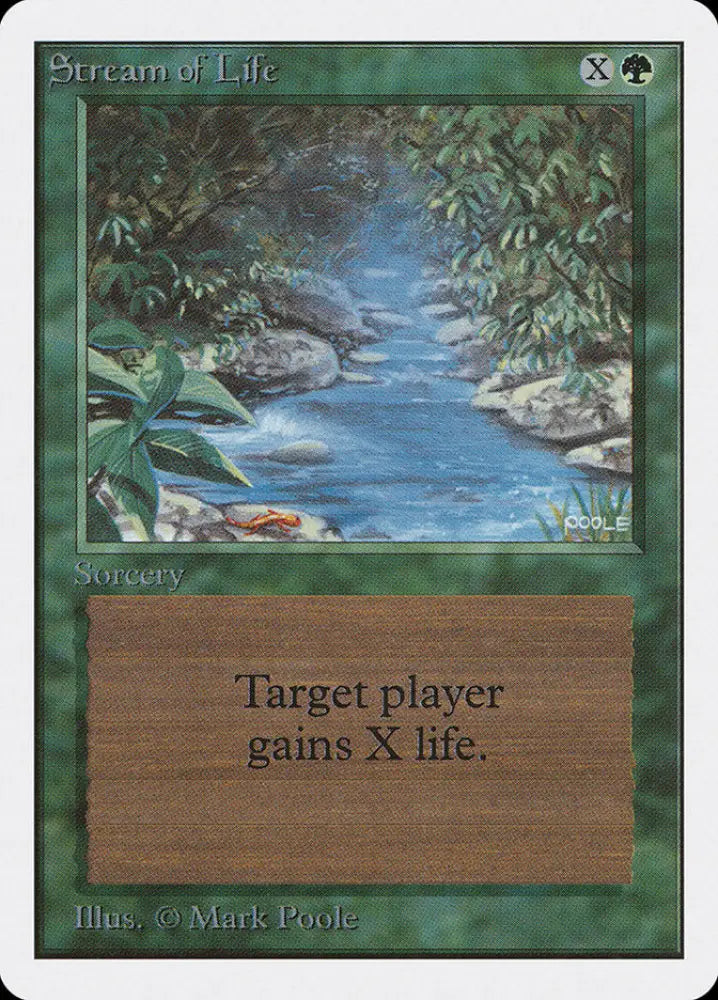 Stream of Life [Unlimited Edition] - MTG Single