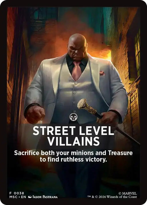 Street Level Villains Theme Card (38) [Marvel Super Heroes Commander]