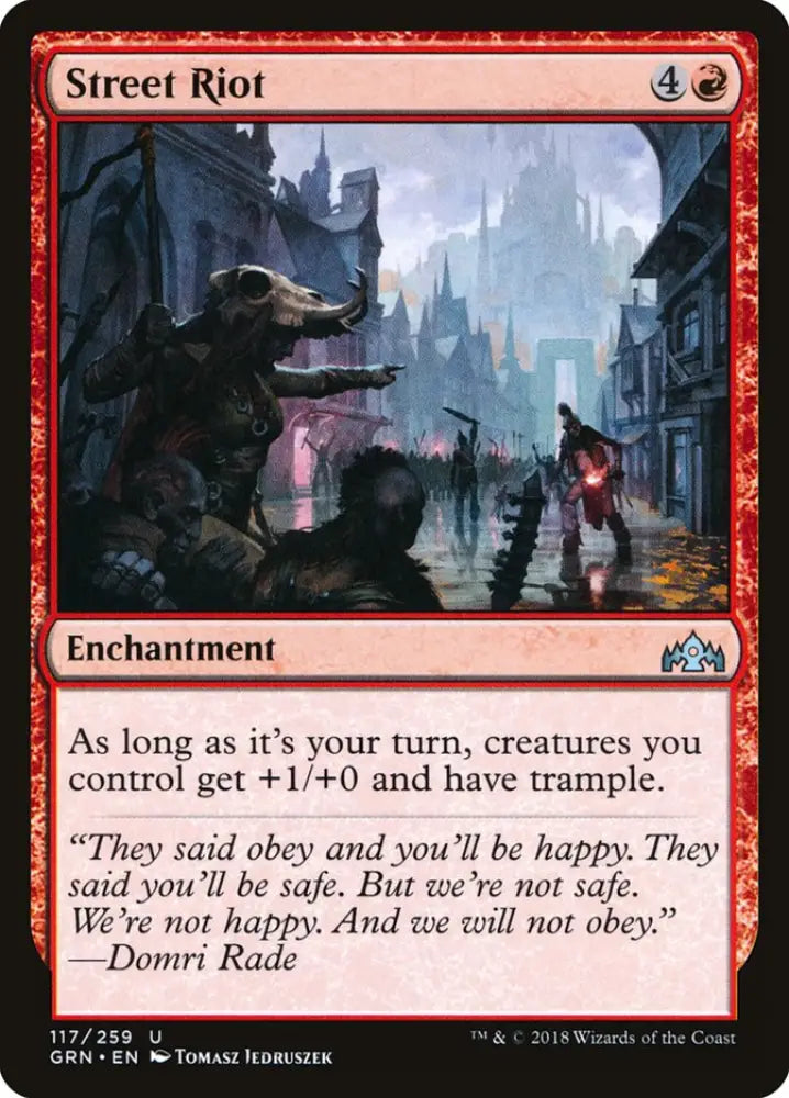 Street Riot [Guilds of Ravnica] - MTG Single