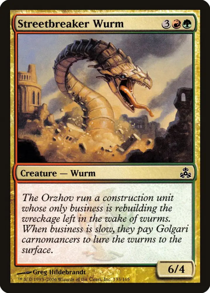 Streetbreaker Wurm [Guildpact] - MTG Single