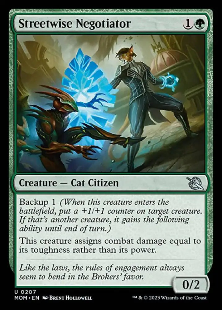 Streetwise Negotiator [March of the Machine] - MTG Single