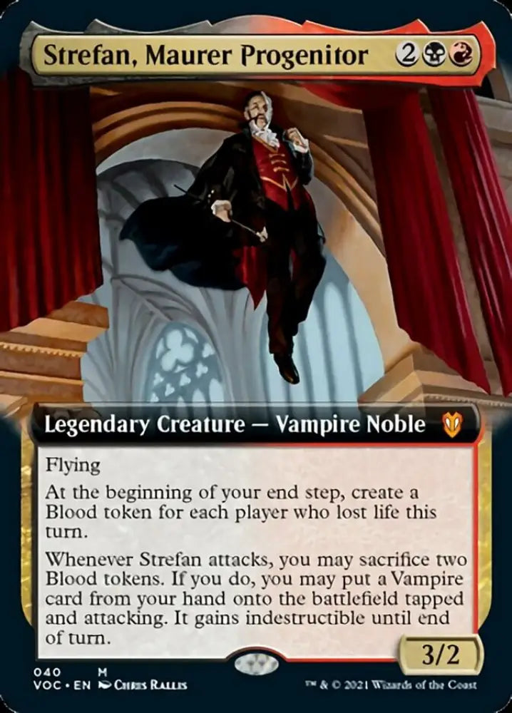 Strefan Maurer Progenitor (Extended Art) [Innistrad: Crimson Vow Commander] - MTG Single