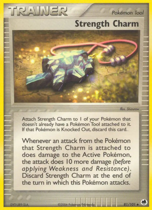 Strength Charm (81/101) [EX: Dragon Frontiers] - Pokemon Single
