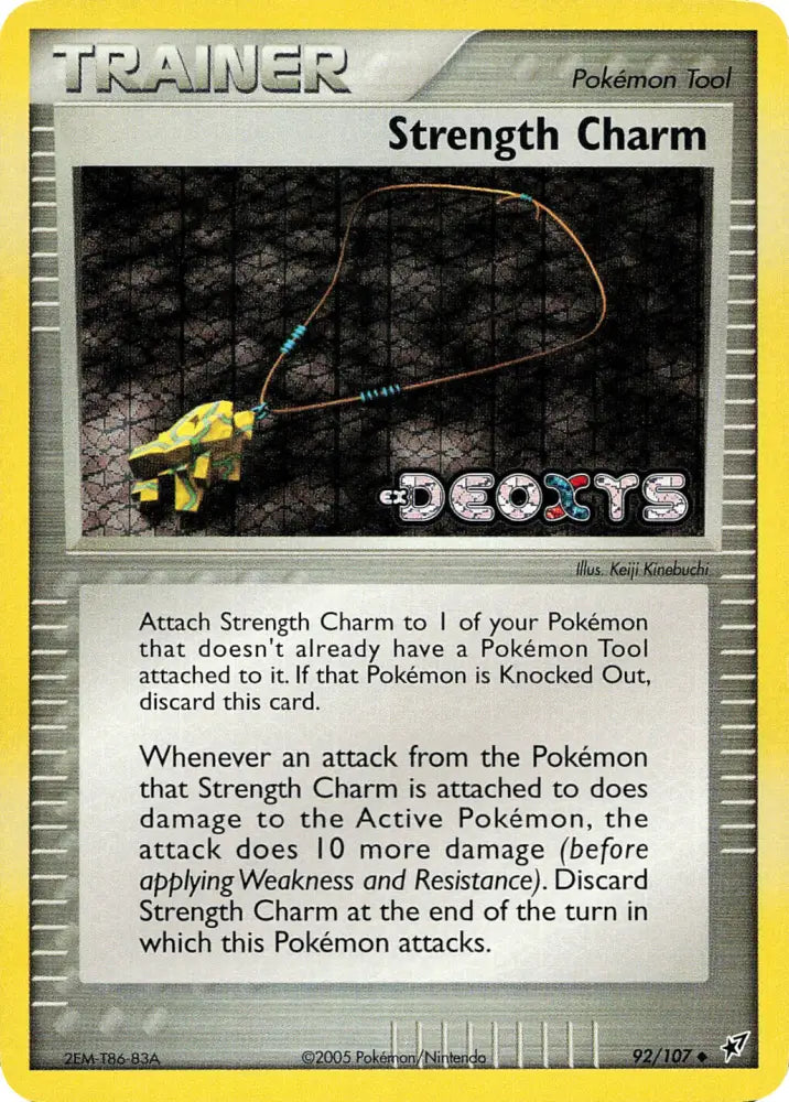 Strength Charm (92/107) (Stamped) [EX: Deoxys] - Pokemon Single