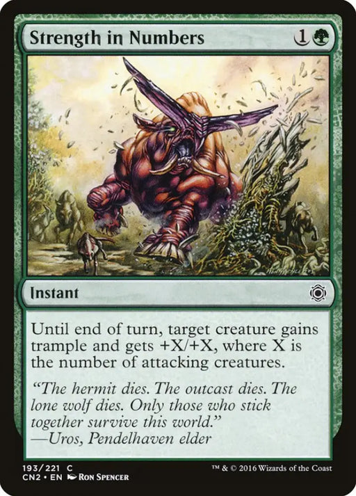 Strength in Numbers [Conspiracy: Take the Crown] - MTG Single