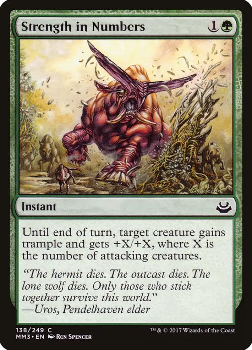 Strength in Numbers [Modern Masters 2017] - MTG Single
