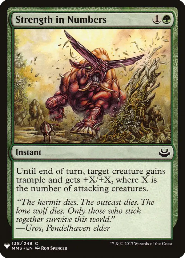 Strength in Numbers [Mystery Booster] - MTG Single