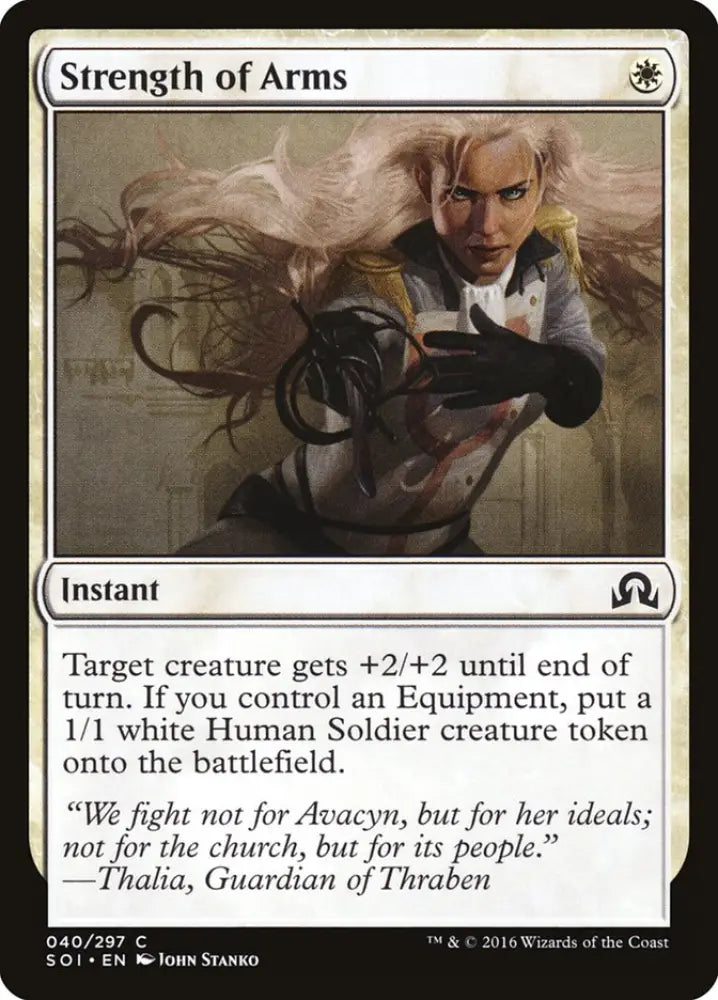 Strength of Arms [Shadows over Innistrad] - MTG Single