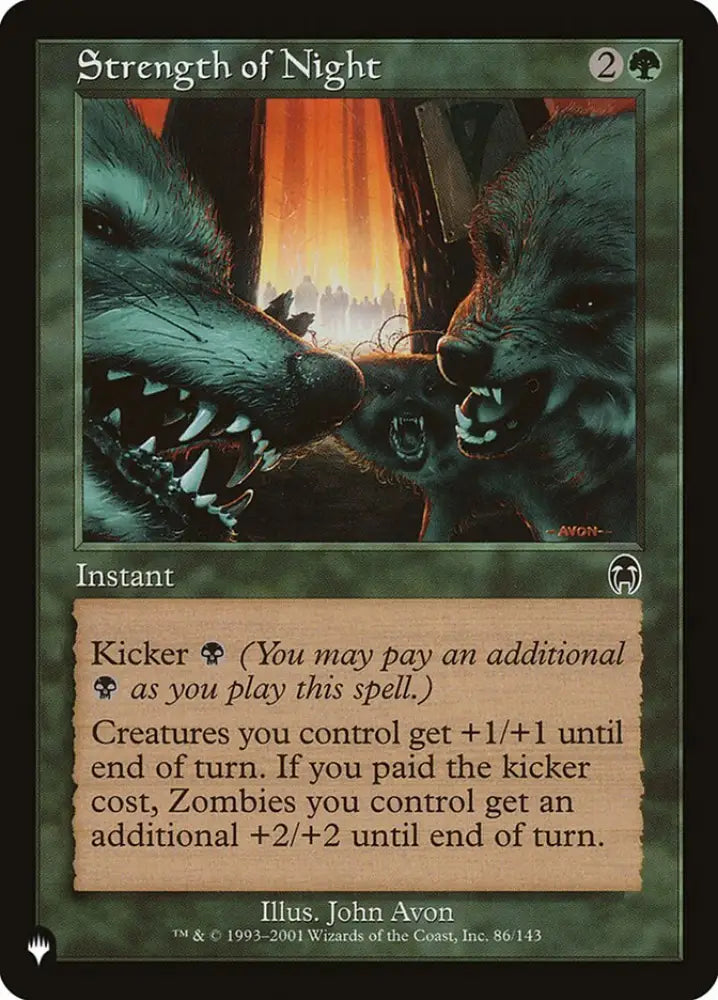Strength of Night [The List] - MTG Single