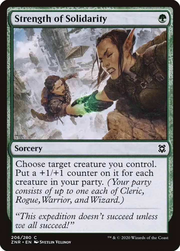 Strength of Solidarity [Zendikar Rising] - MTG Single
