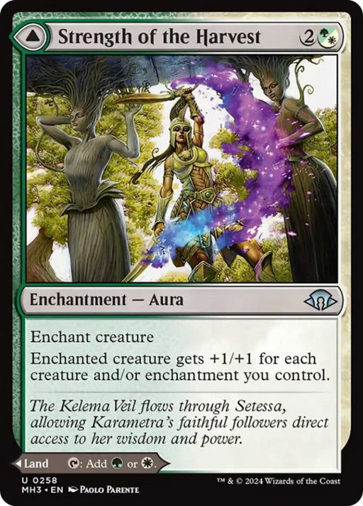Strength of the Harvest // Haven of the Harvest [Modern Horizons 3] - MTG Single