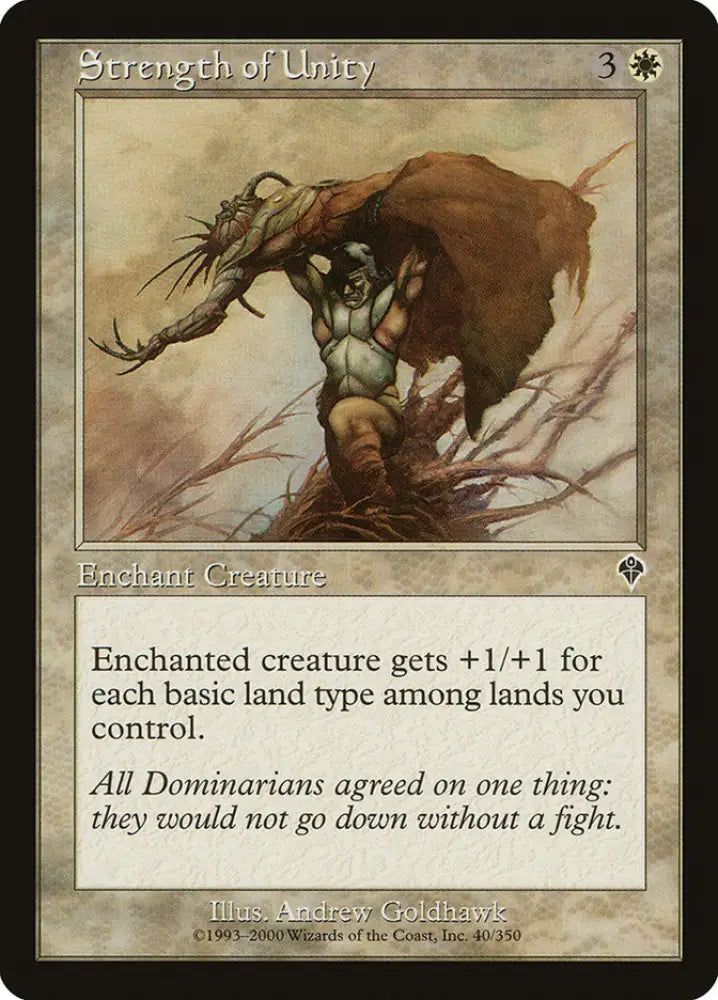 Strength of Unity [Invasion] - MTG Single