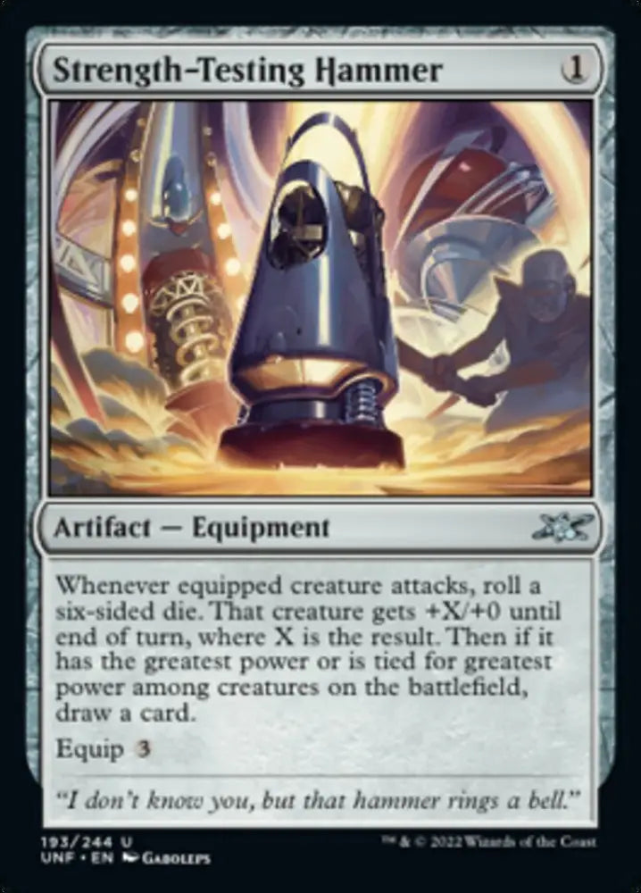 Strength-Testing Hammer [Unfinity] - MTG Single