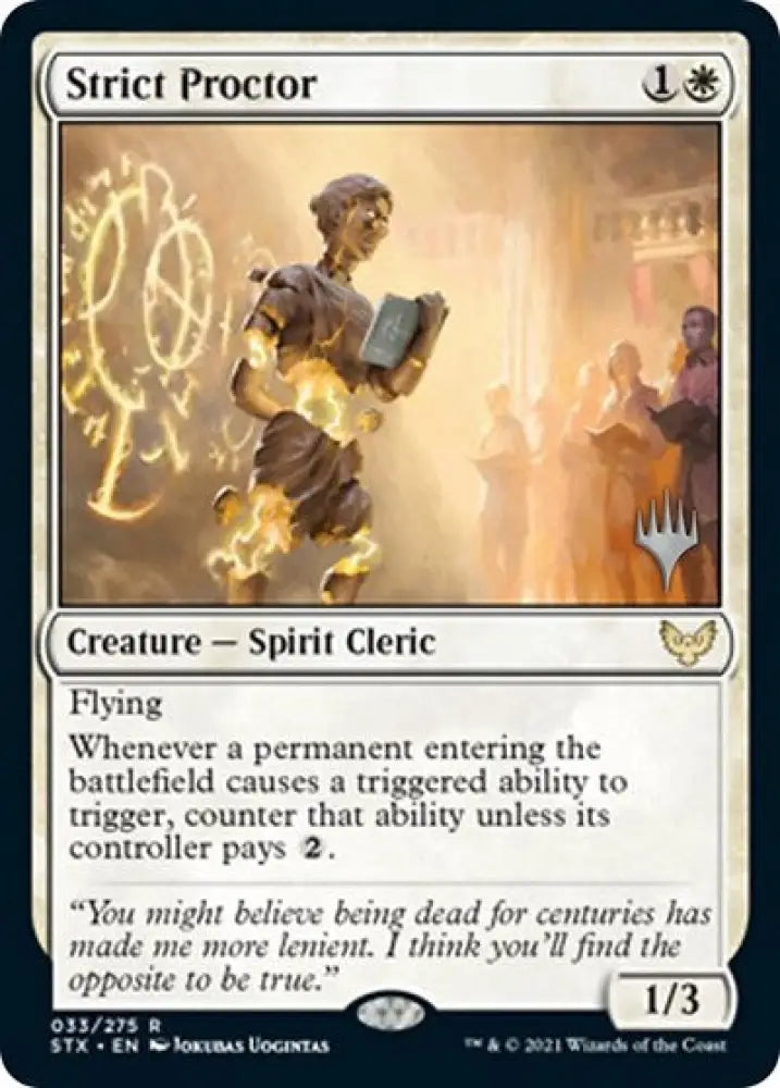 Strict Proctor (Promo Pack) [Strixhaven: School of Mages Promos] - MTG Single