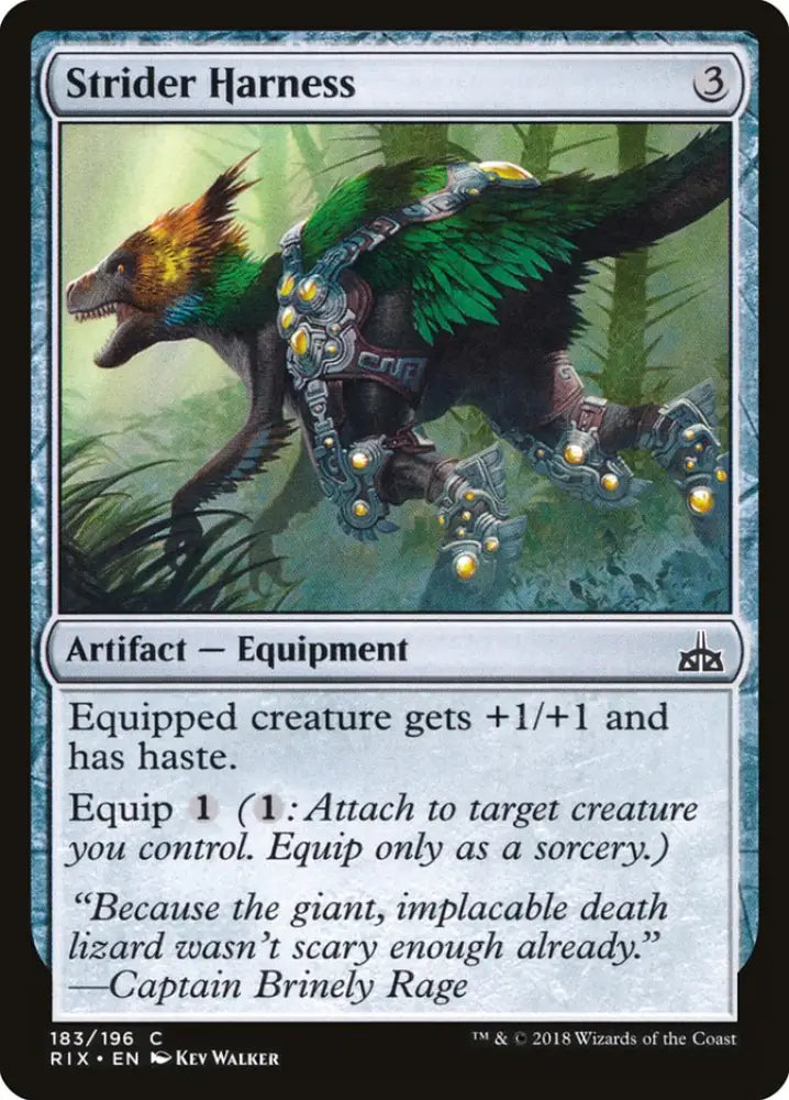 Strider Harness [Rivals of Ixalan] - MTG Single