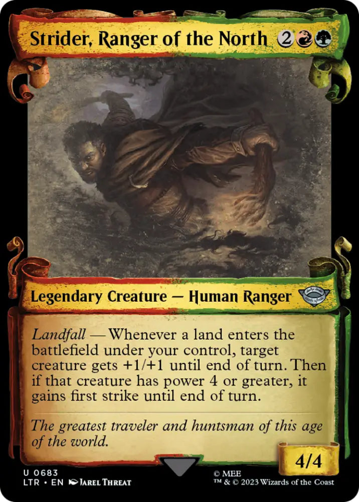 Strider Ranger of the North [The Lord of the Rings: Tales of Middle-Earth Showcase Scrolls] - MTG Single
