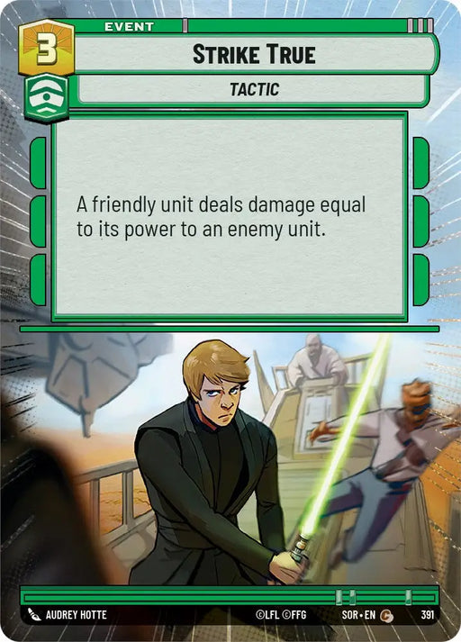 Strike True (Hyperspace) (391) [Spark of Rebellion] - Star Wars: Unlimited Single