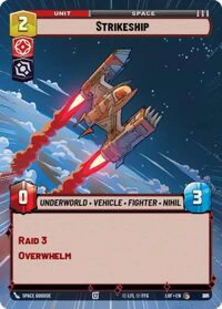 Strikeship (Hyperspace Foil) (871) [Legends of the Force]