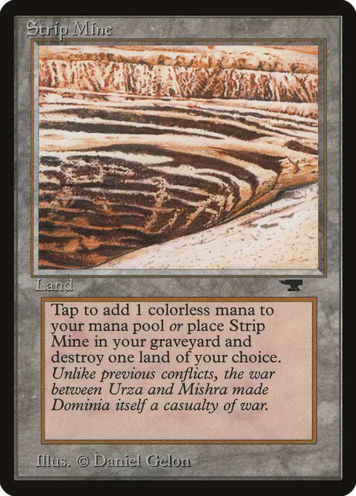 Strip Mine (No Sky No Tower) [Antiquities] - MTG Single