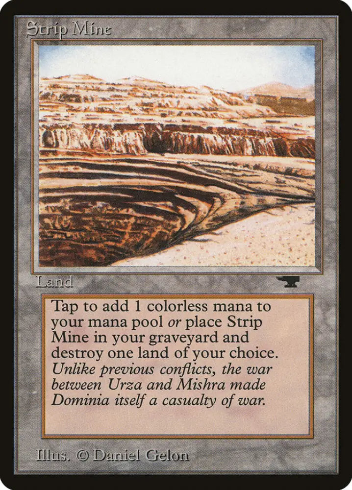 Strip Mine (Sloped Horizon) [Antiquities] - MTG Single