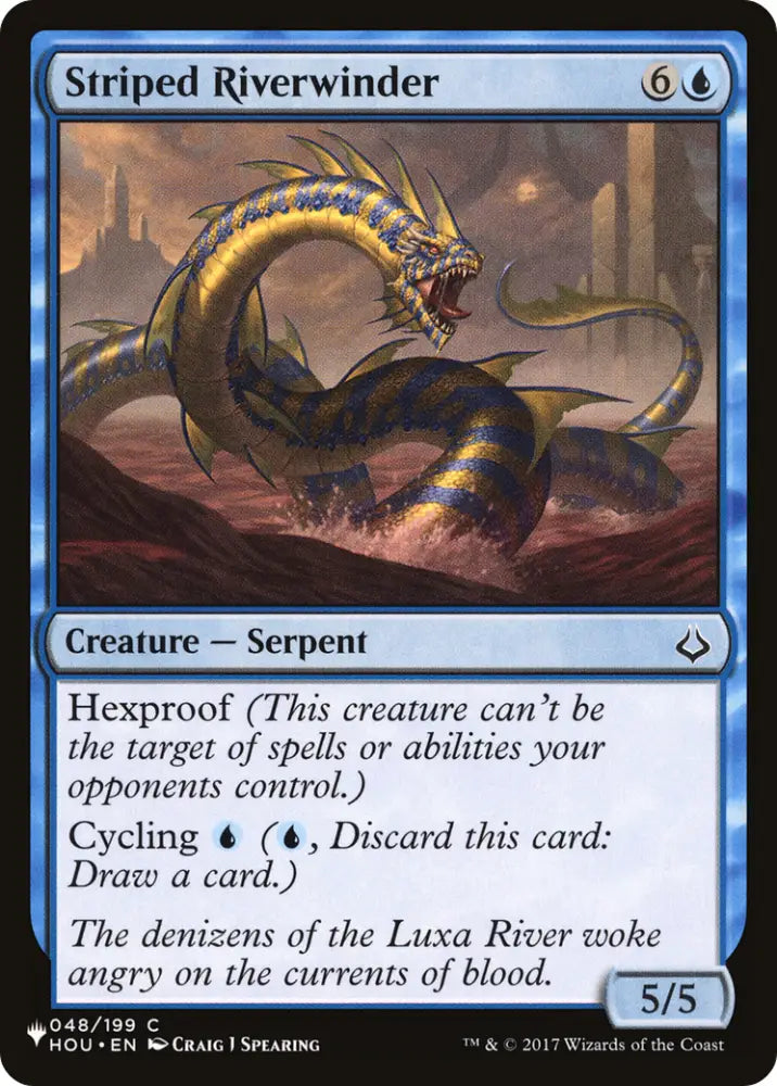 Striped Riverwinder [The List] - MTG Single