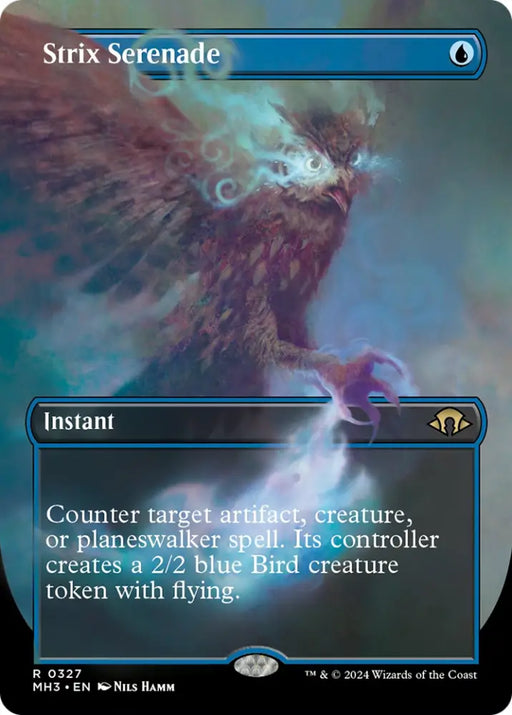 Strix Serenade (Borderless) [Modern Horizons 3] - MTG Single