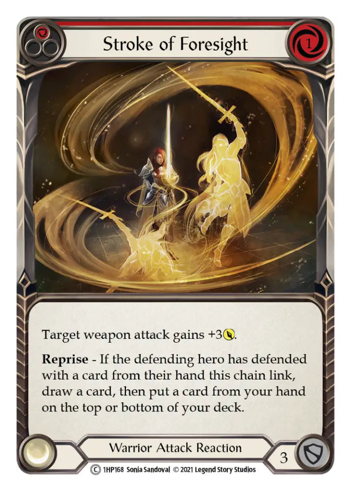 Stroke of Foresight (Red) [1HP168] (History Pack 1) - Flesh And Blood Single