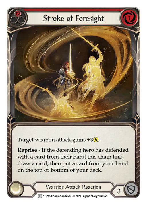 Stroke of Foresight (Red) [1HP168] (History Pack 1) - Flesh And Blood Single