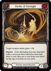 Stroke of Foresight (Red) [Welcome to Rathe Unlimited] Unlimited Rainbow Foil - Flesh And Blood Single