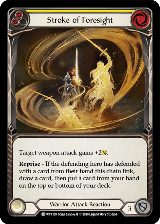 Stroke of Foresight (Yellow) [Welcome to Rathe Unlimited] Unlimited Normal - Flesh And Blood Single