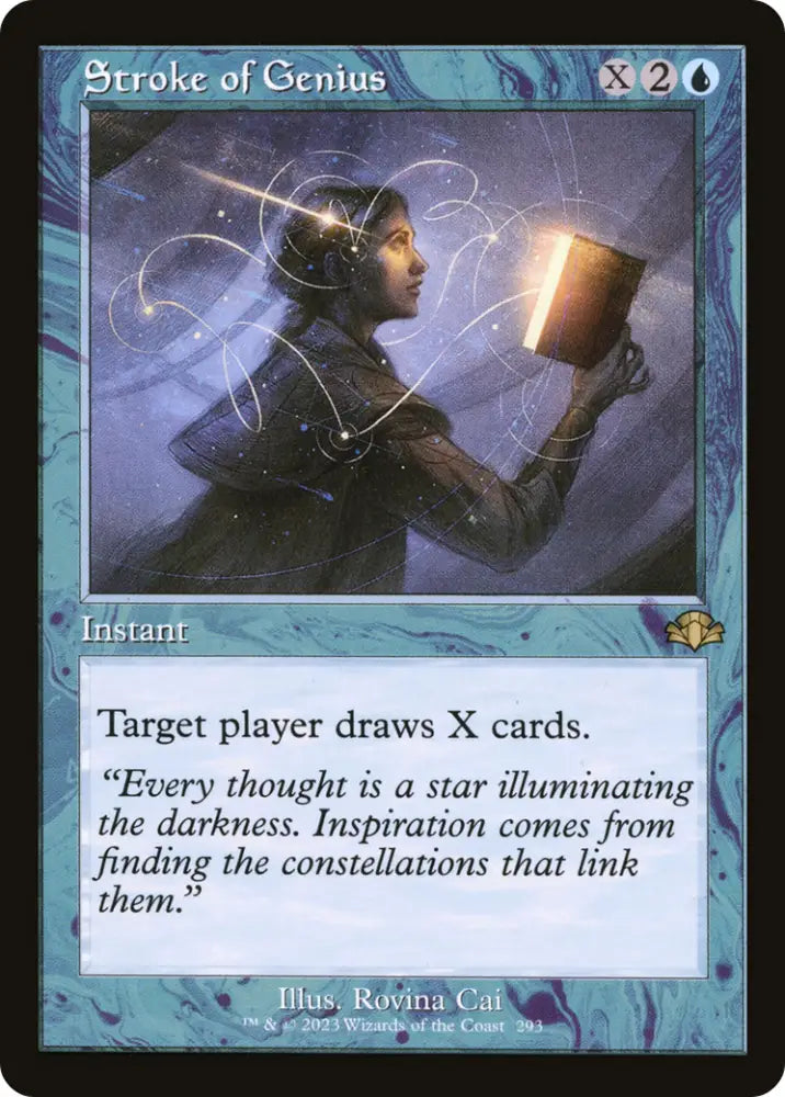 Stroke of Genius (Retro) [Dominaria Remastered] - MTG Single