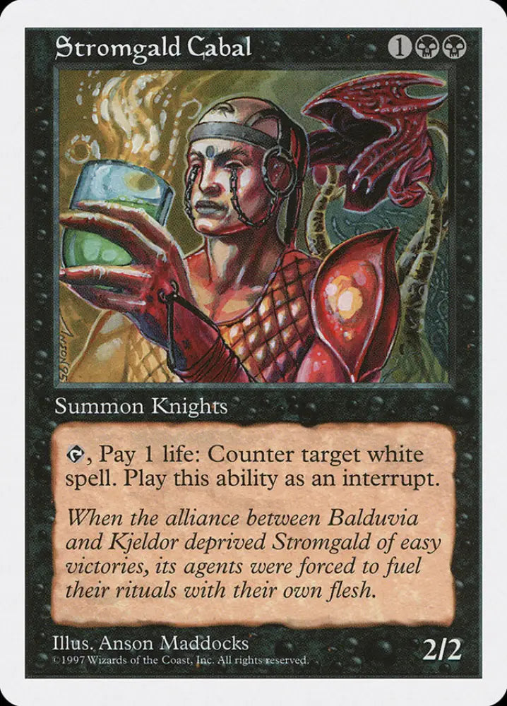 Stromgald Cabal [Fifth Edition] - MTG Single