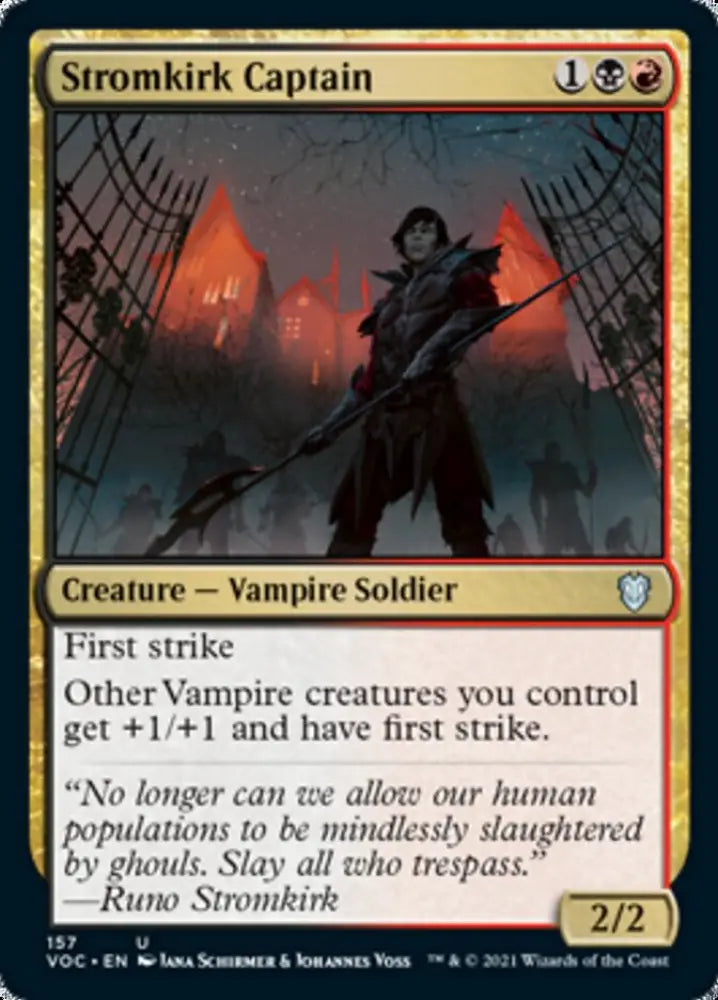 Stromkirk Captain [Innistrad: Crimson Vow Commander] - MTG Single