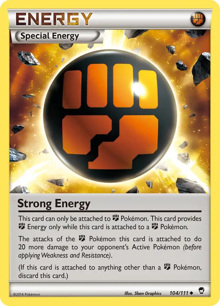 Strong Energy (104/111) [XY: Furious Fists] - Pokemon Single