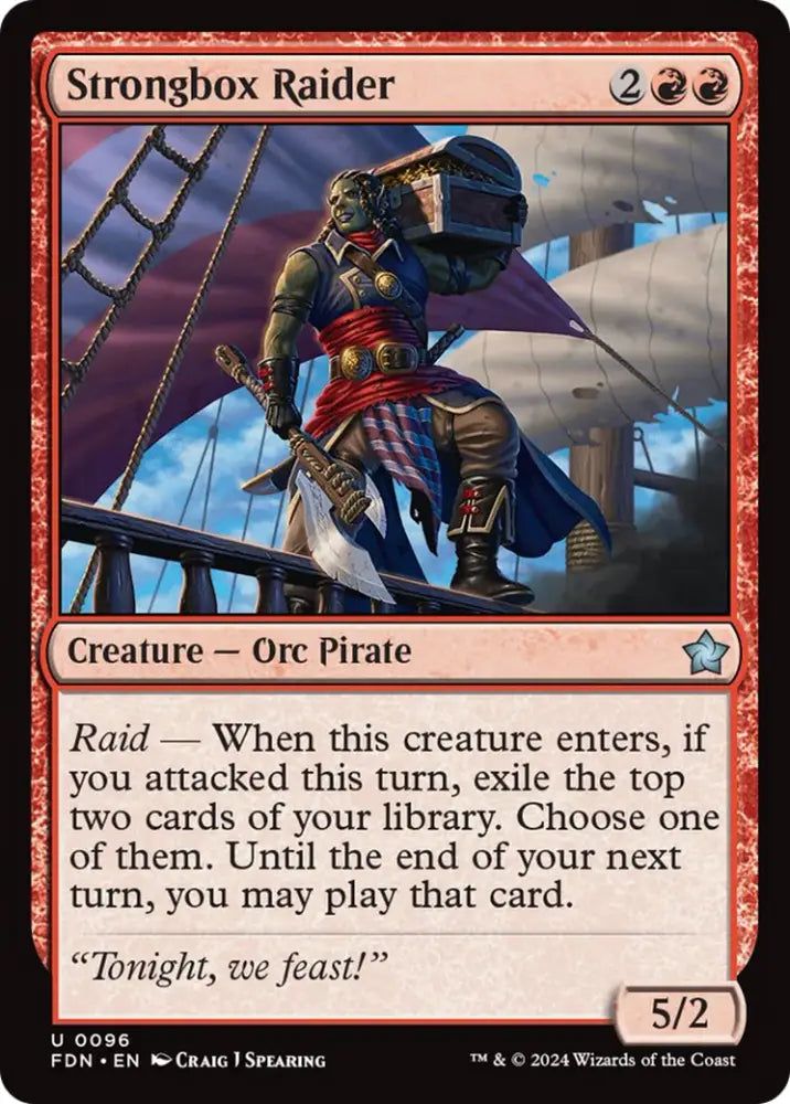 Strongbox Raider [Foundations] - MTG Single