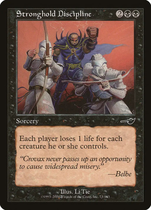 Stronghold Discipline [Nemesis] - MTG Single