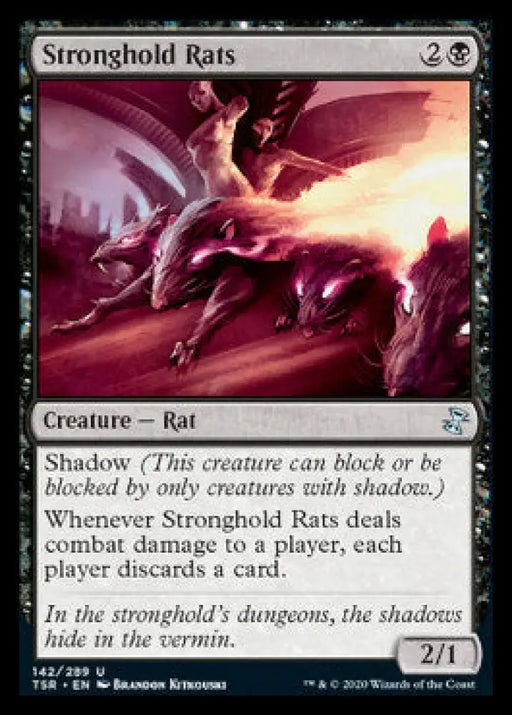 Stronghold Rats [Time Spiral Remastered] - MTG Single